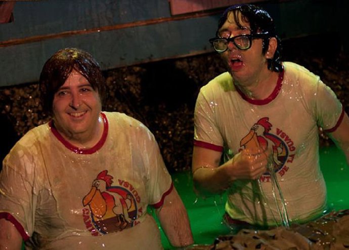 Flipy y Carlos Areces en Campamento Flipy