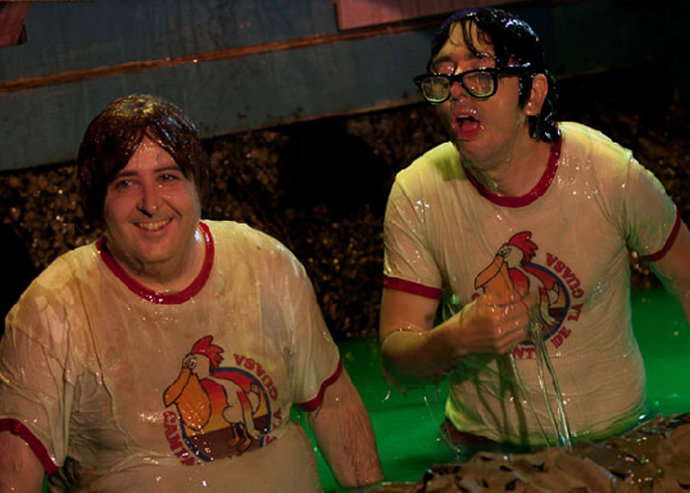 Flipy y Carlos Areces en Campamento Flipy