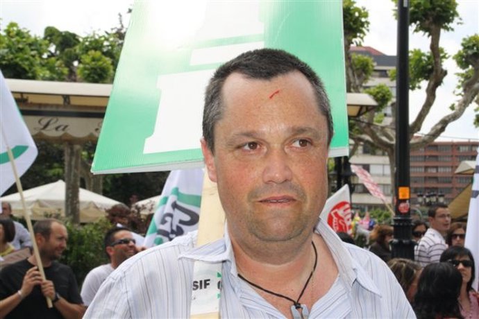 Presidente del CSIF tras ser agredido