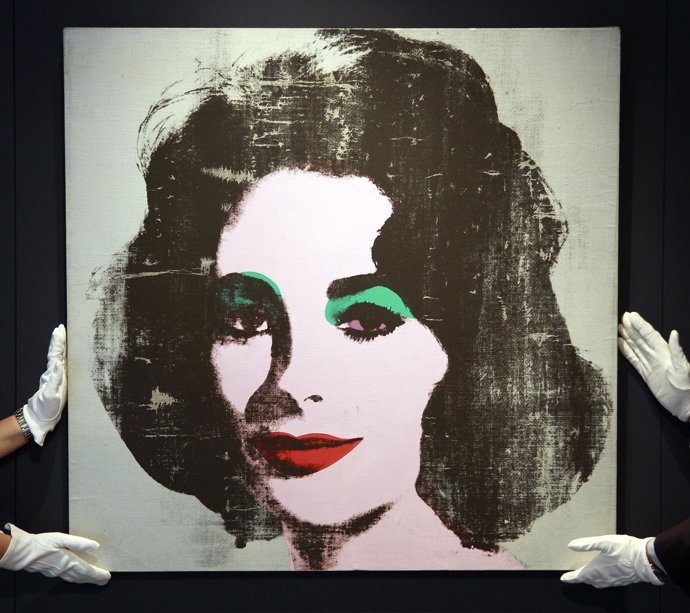 Retrato Liz Taylor por Warhol