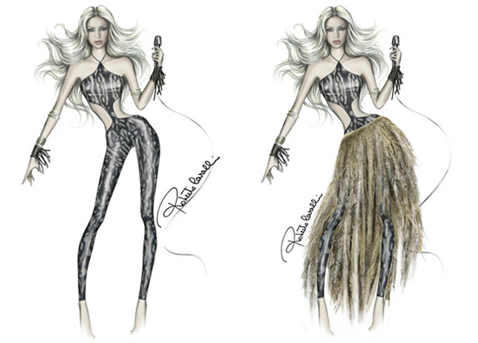 Bocetos de Shakira para el Mundial