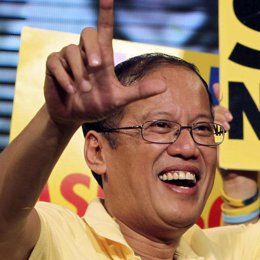 Benigno Aquino, candidato en Filipinas