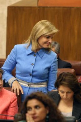 Esperanza Oña, en el Parlamento