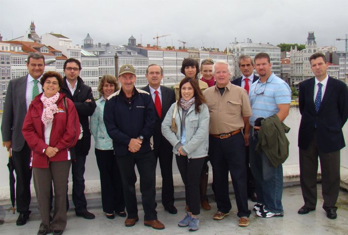 Representantes de los operadores en A Coruña