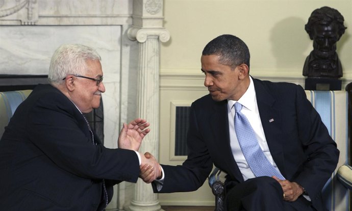 Abbas y Obama en Washington