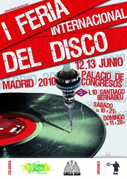 Cartel de la I Feria Internacional del Disco de Madrid