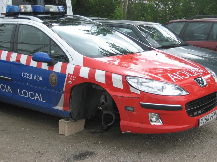 Coche tras las persecución