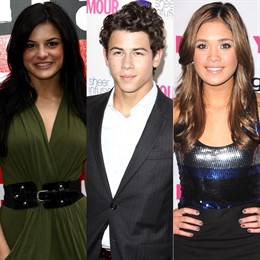 Courtney Galiano, Nick Jonas y Nicole Anderson