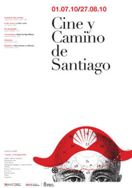 Cartel del ciclo 'Cine y Camino de Santiago'.