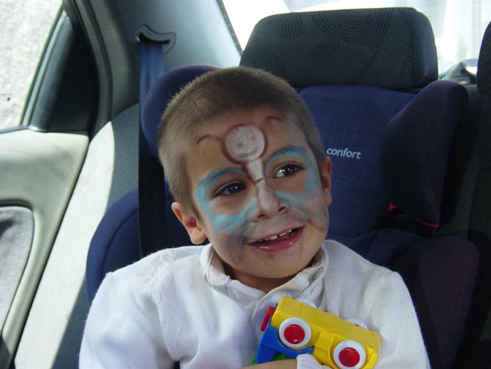 Juanma, el niño almeriense con síndrome de alexander