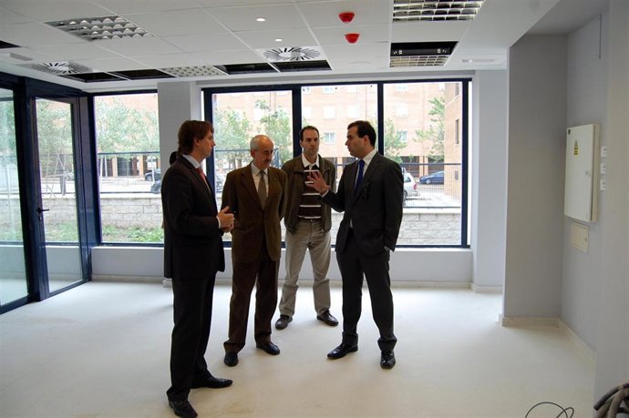 Visita del alcalde de Soria al Centro de Día.