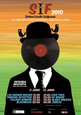 Cartel del Festival Sevilla Indiferente 2010