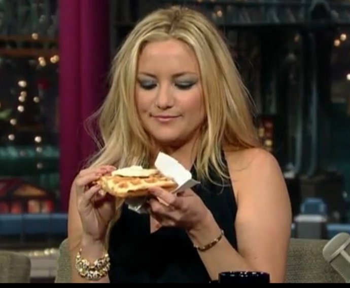 Kate Hudson en el Show de David Letterman