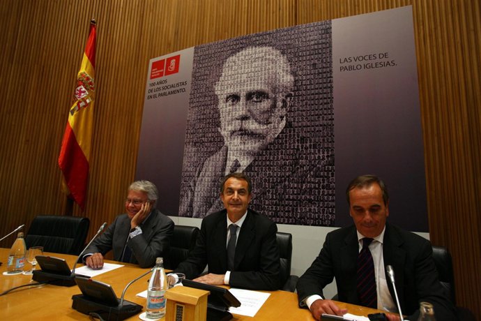 Felipe González, Zapatero y Alonso en el Congreso