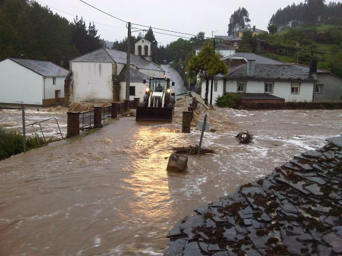 Inundación en Ribadeo