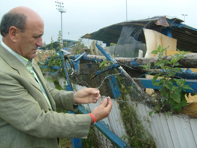 Estado de las vallas del colegio