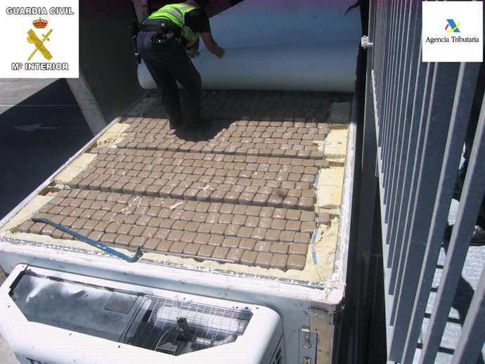 Droga incautada en la operación