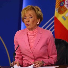 Vicepresidenta primera del Gobierno, María Teresa Fernández de la Vega