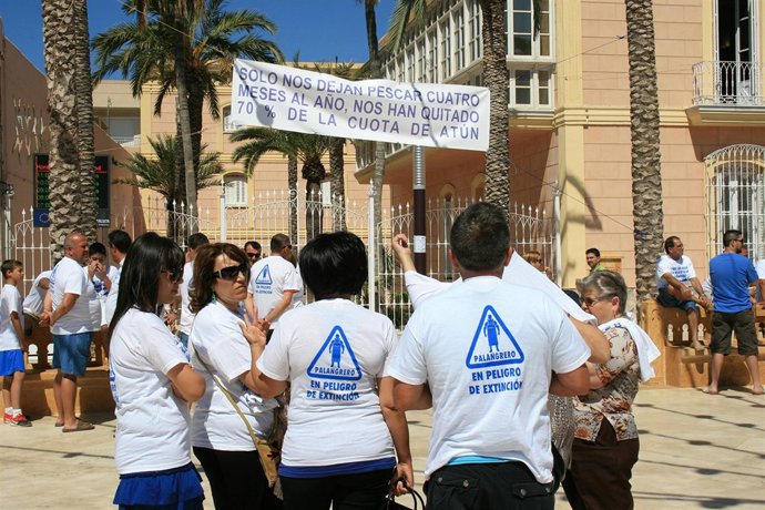 Protesta de los pescadores