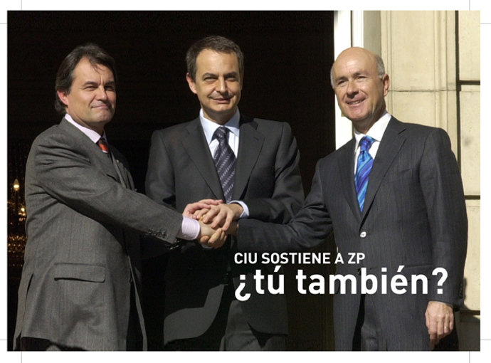 Imagen de la campaña de Noves Generacions del PP