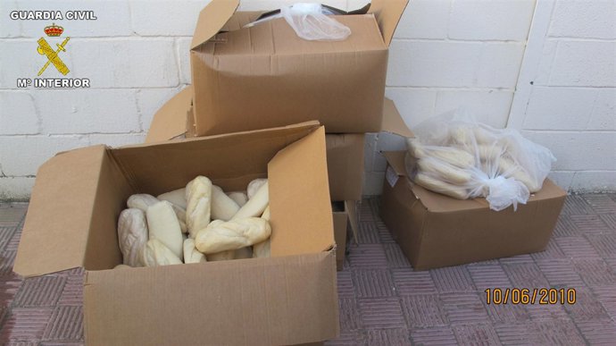 Parte del material incautado, que asciende a un total de 5.600 piezas de pan en 