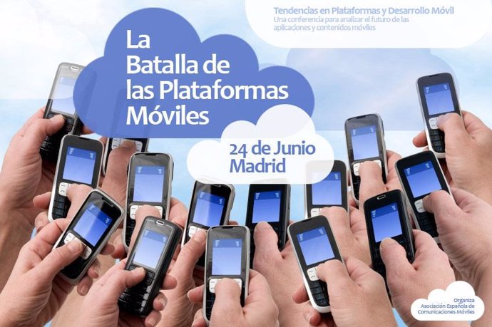 cartel del congreo 'Batalla de las plataformas móviles'