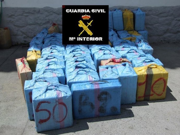 Droga incautada en Nerja