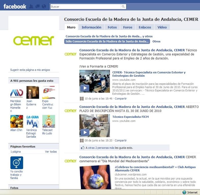 Cursos en las redes sociales