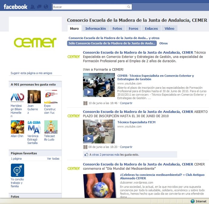 Cursos en las redes sociales