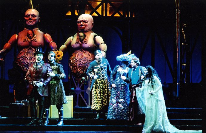 Imagen de la ópera 'El oro del Rin' de Wagner, con la que se abre la  temporada 