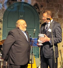 Rafael García Gutiérrez (anefp) y Hans Regenauer (AESGP)