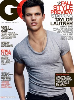Taylor Lautner para la portada de GQ