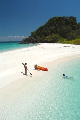 Playa paradisiaca en el mar de Andaman.
