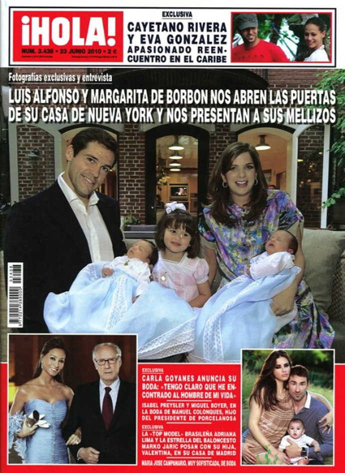 Portada de la revista ¡Hola!