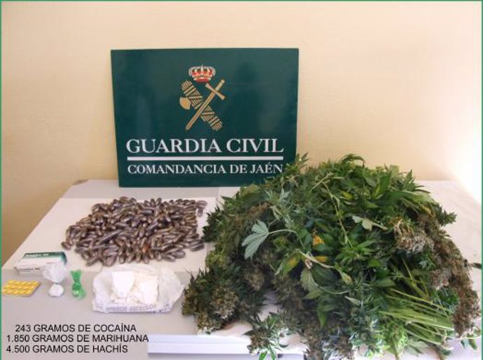 Droga incautada en Jaén