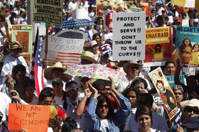 Manifestación en Phoenix contra la Ley migratoria de Arizona