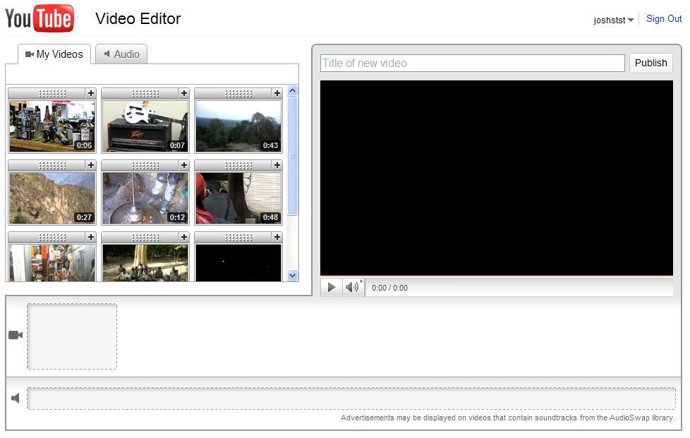editor de videos de youTube