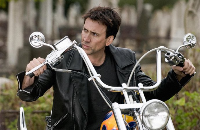 Nicolas Cage en El Motorista Fantasma