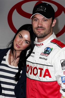 Los actores Megan Fox y Brian Austin Green