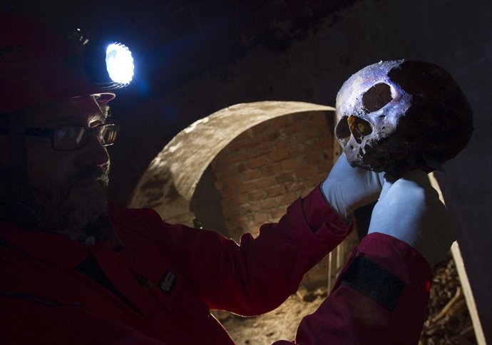 Los supuestos restos de Caravaggio