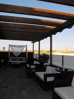 Terraza del Hotel Infanta Leonor de Écija