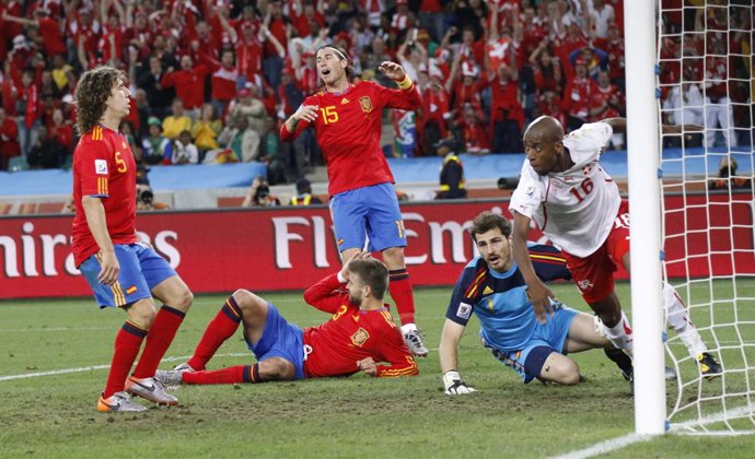 España pierde ante Suiza
