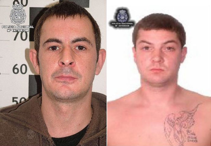 Los dos sospechosos, de nacionalidad irlandesa.