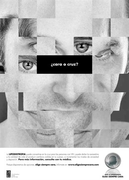 Cartel de la campaña informativa sobre el Sida.