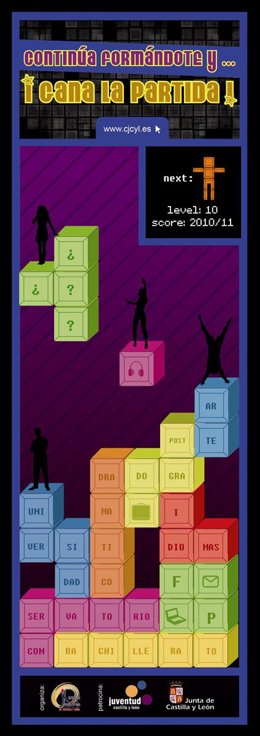 Cartel de la campaña del Consejo de Juventud de CyL