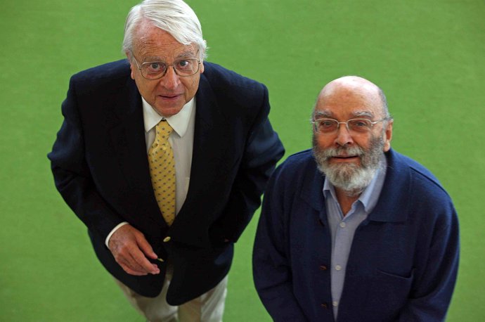 Los compositores Cristóbal Halffter y Luis De Pablo