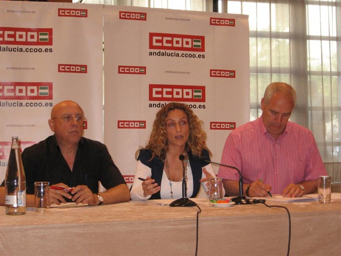 Antonio Herrera, Nuria Martínez y Francisco Carbonero