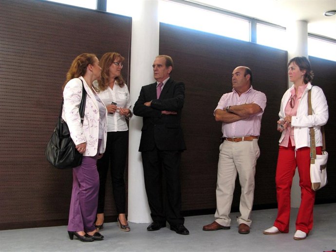 Vista al interior del centro de interpretación