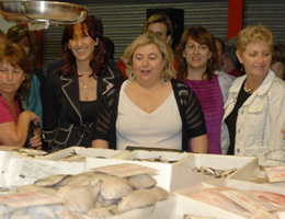 La alcaldesa de Jaén, Carmen Peñalver, y la consejera de Agricultura y Pesca, Cl