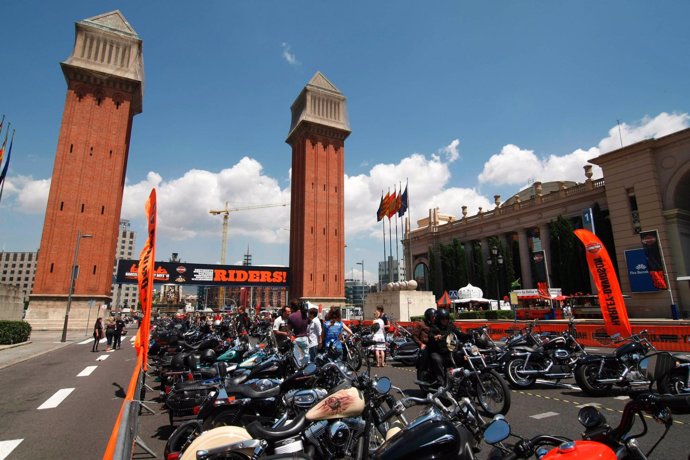 La exposición de motos en Barcelona